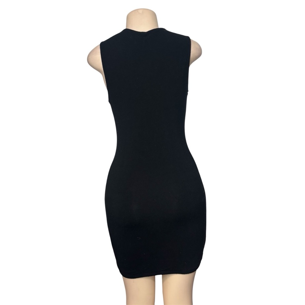 Naked Wardrobe Sleeveless Black Bodycon Dress - Women - Picture 5 of 5